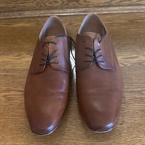 Aldo Men's Brown Leather Derbys